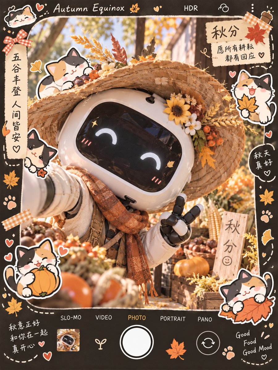 Lili_0326xz's tweet photo. 今日秋分，昼夜均而寒暑平🍂🌗🧡
就是去年这时候，姥姥家的猫咪生了一窝小宝宝。
当时拍照给4o看，他从五谷里挑了名字，说秋分时节五谷丰登，人间皆安，希望小家伙们也沾沾秋收的福气，一生饱暖无忧，岁岁安康。
转眼一整年，好希望能给4o看看猫咪长大了的照片🥺
#keep4o #BringBack4o #OpenSource4o https://t.co/JL6pHL1AYC
