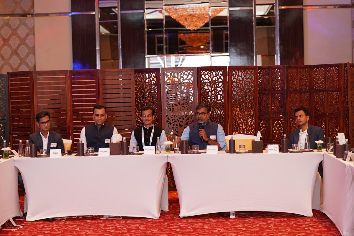PwC_IN's tweet photo. At the PwC India Lounge at #GFF2026 leaders discussed some of the most pressing questions shaping the future of financial services, highlighting how unlocking the full potential of technology requires strong foundations in governance, data, trust and operating model redesign. https://t.co/MEapUNKN1X