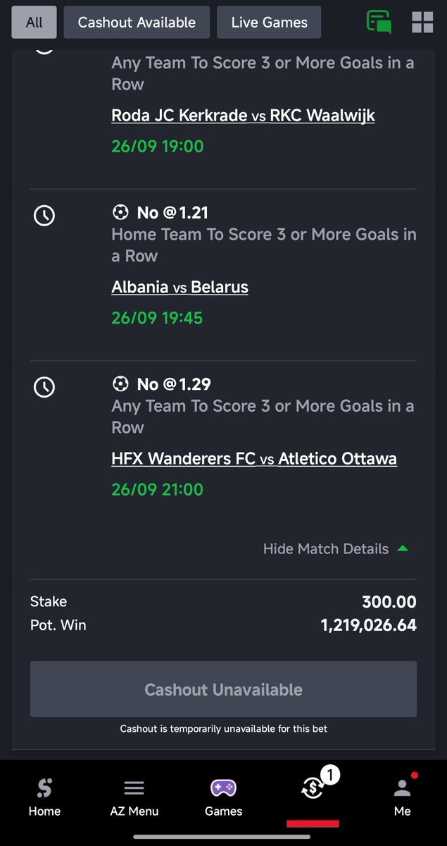 OdenwaBTC's tweet photo. I just calm down book Any team not to score three goals in a row for the week

2500 Odds 💨 VJM90D https://t.co/EUBH0qUnHD