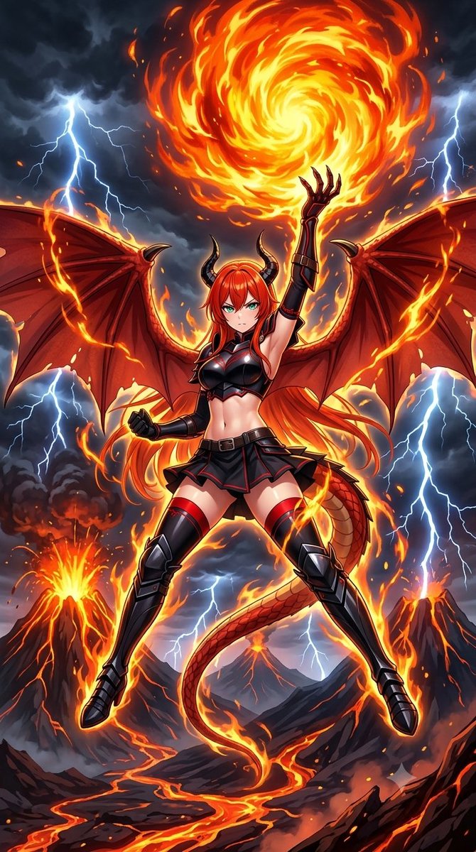 WhiteFox575's tweet photo. Ryuka
#DragonGirl #Dragon #FullPower #AIart️️️️️️️️️️️️️️️️️️️️️️️️️️️️️️️️️️️️️️️️️️️️️️️️️️️ #ThighHighBoots #Fire https://t.co/wHj8d8Fyws