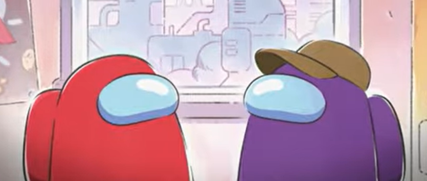 2022_twisted's tweet photo. Purple wearing the same colour hat as Green in their internship days means the world to me https://t.co/DqWRrZLo5o