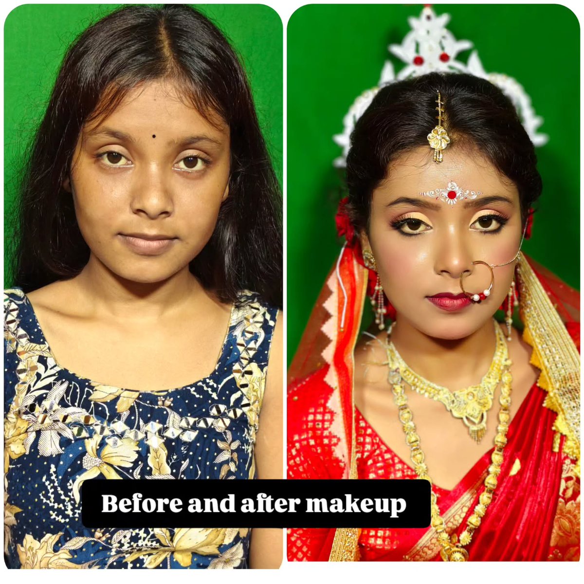 MackHainswfo's tweet photo. Good evening, everyone. Before-and-after makeup. https://t.co/KSJpxpGFLr