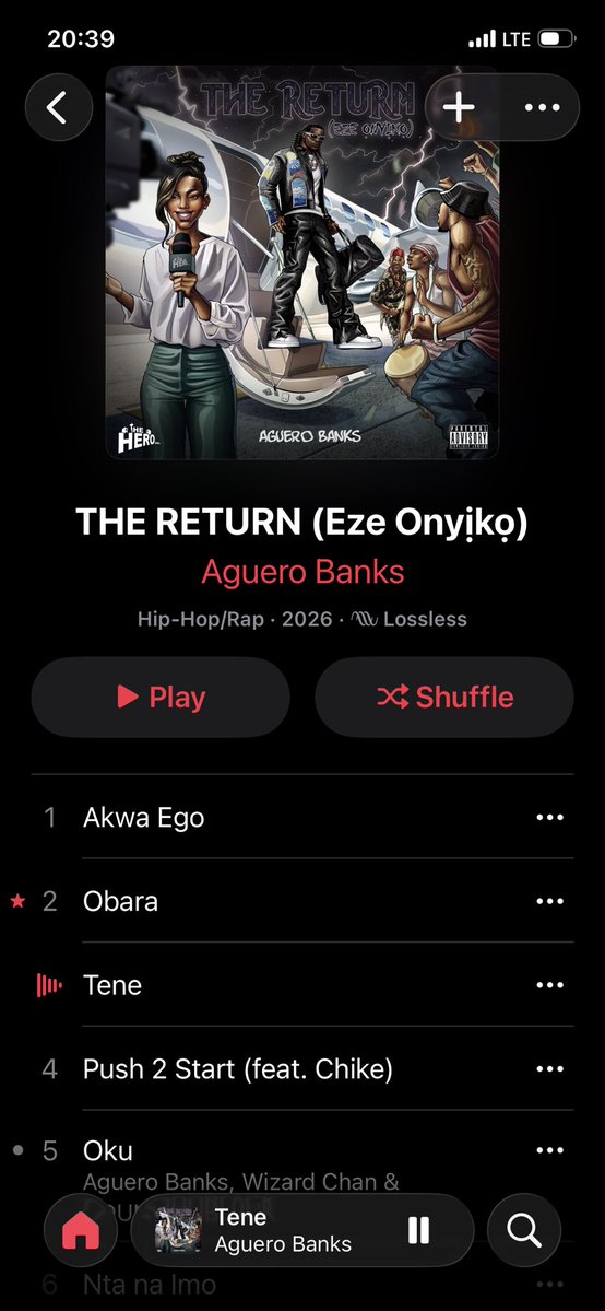MarvelChidi's tweet photo. Him talk say Aguerobanks album no get replay value. https://t.co/n97F12GOVy