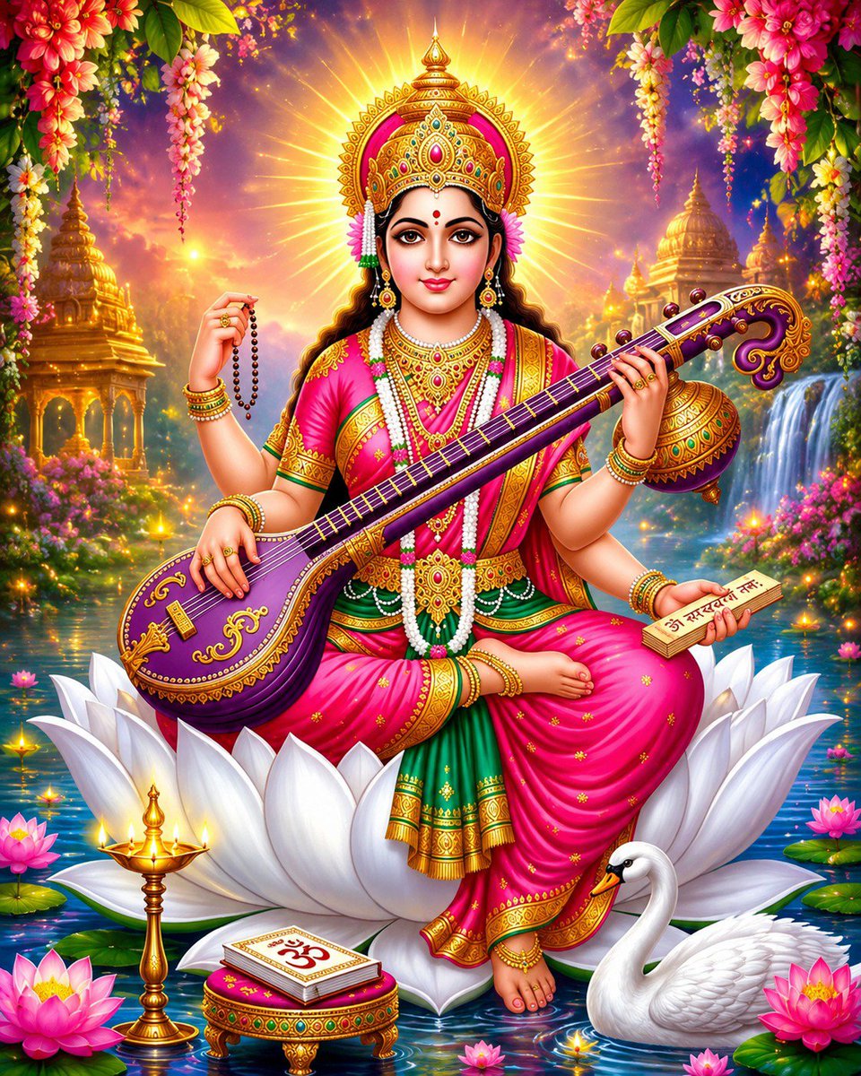 Rituverma51's tweet photo. Maa Saraswati’s blessings turn learning into inner strength. 
Jai Mata Saraswati 🙏 https://t.co/GIwPamhpLS