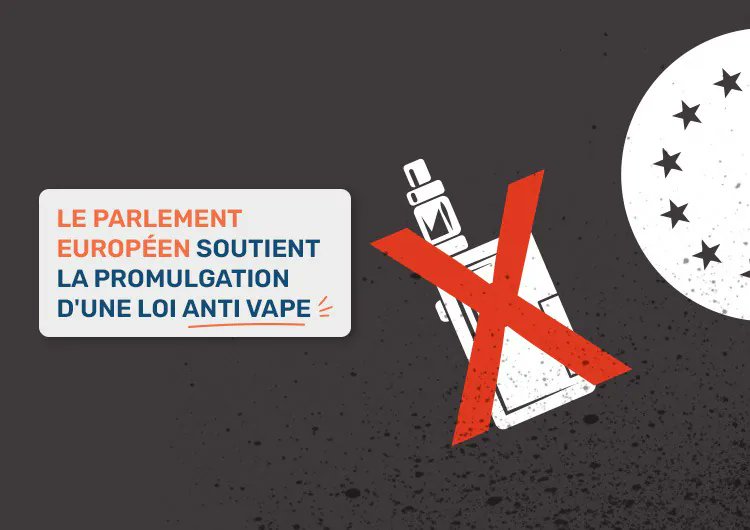 sos_mcs's tweet photo. Le Parlement européen soutient la promulgation d’une loi anti vape
https://t.co/2cRD5OwucP
#Vape #Vapotage #Jesuisvapoteur #LoiAntiVape #SantePublique #ParlementEuropeen #DroitsDesVapoteurs #Legislation #ReductionDesRisques #StopTabac https://t.co/2IFm4QXmmj