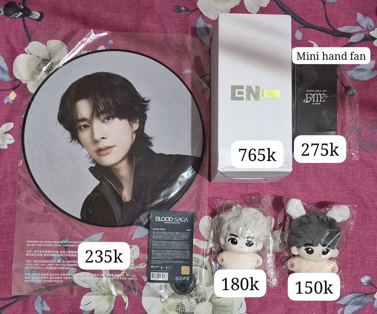 syahra_ss01's tweet photo. wts | want to sell
aab enhypen ina
ᥫ᭡ can each
ᥫ᭡ Inc pack, exc adm 23%🍊
ᥫ᭡ doll + inclusionnya
ᥫ᭡ ALL SEALED
ᥫ᭡ Riau, INA🏡
#wtsenhypen #wtbenhypen #lightstick #engenebong #minihandfan #dollsunghoon #parkbubble #angryhoon #jay #jake #sunghoon #jungwon #sunoo #riki https://t.co/NQx6IUvhmA