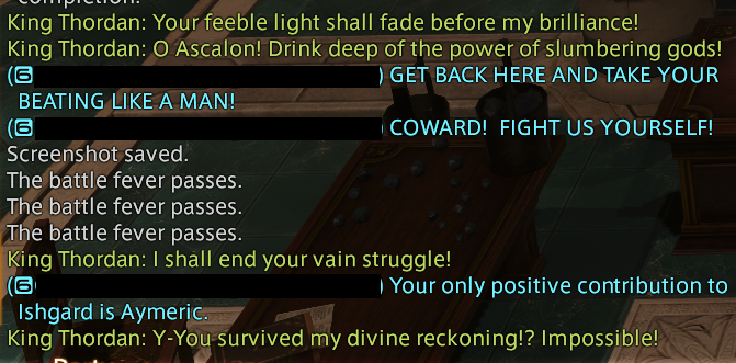 chaotic_spring's tweet photo. this wonderfully in-character dragoon in my thordan trial https://t.co/5fpRDtUqtU