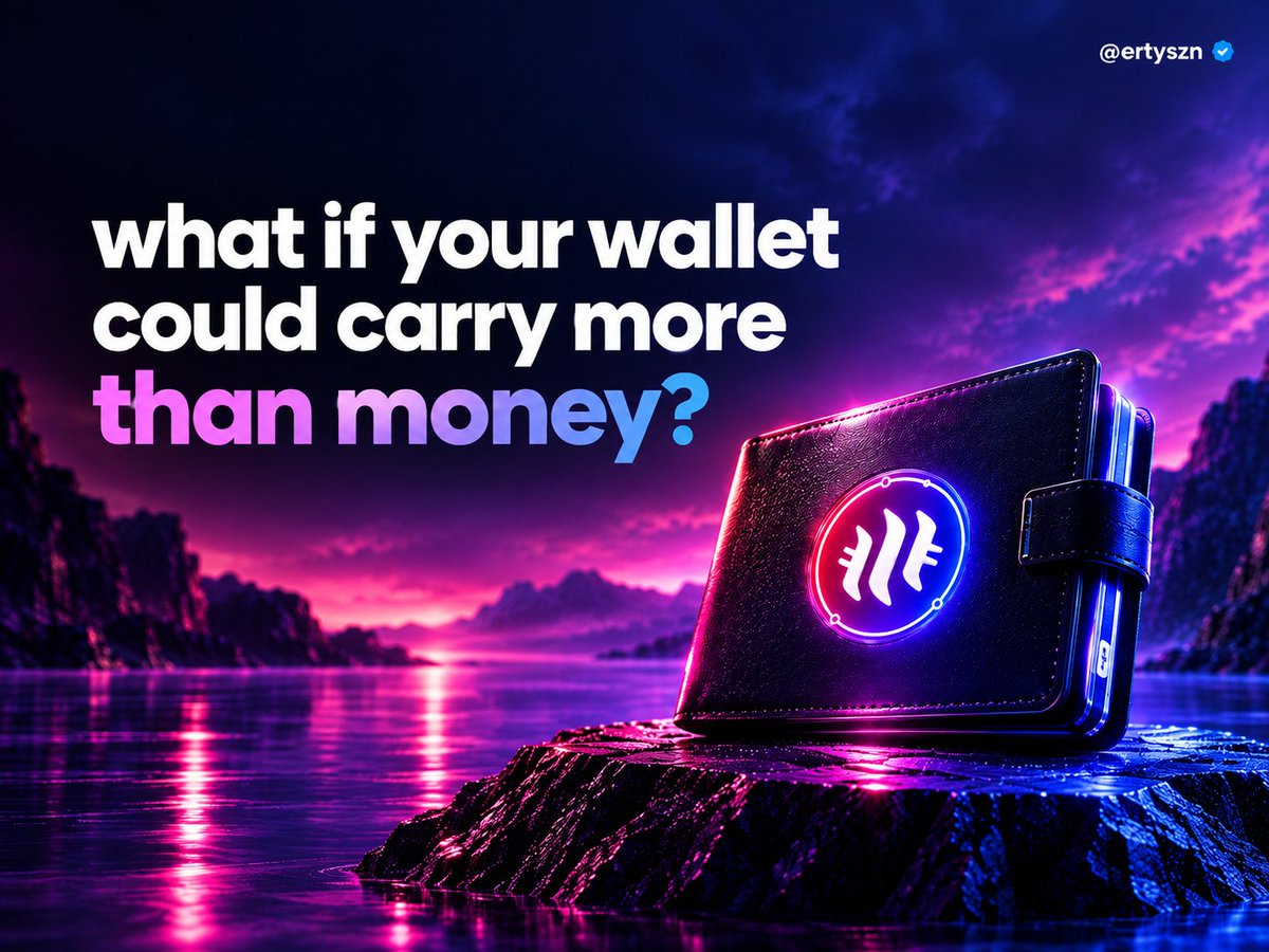 ertyszn's tweet photo. what if your wallet could carry more than money?

what if it could carry proof of who you are, your 

reputation and what you've earned access to ?

because the more real world activity moves

on chain, the more important identity becomes

a wallet address can show you where an asset 
came from

but it doesn't necessarily tell you who is behind it

it doesn't tell you whether that person has been verified

it doesn't tell you what they've built, what they've

participated in or what they've earned the right to access

imagine identity becoming something you can 

actually carry across the digital world

• not a username
• not a profile
• not a follower count

but a verifiable layer connected to you

that's the idea behind @MettaRWA digital Identity SBT

a soulbound identity layer designed to bring verification, reputation and access into the metta ecosystem

instead of treating identity as something separate from your onchain activity, it becomes part of the infrastructure

and that matter for things like:

• human verification
• reputation
• marketplace trust
• eligibility and access