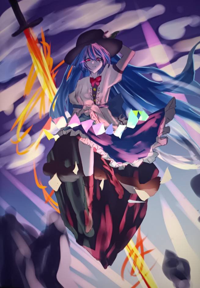 naif_bourei16's tweet photo. 107日目  比那名居天子
 #東方イラスト  #ワンドロチャレンジ https://t.co/fwz523YOhV