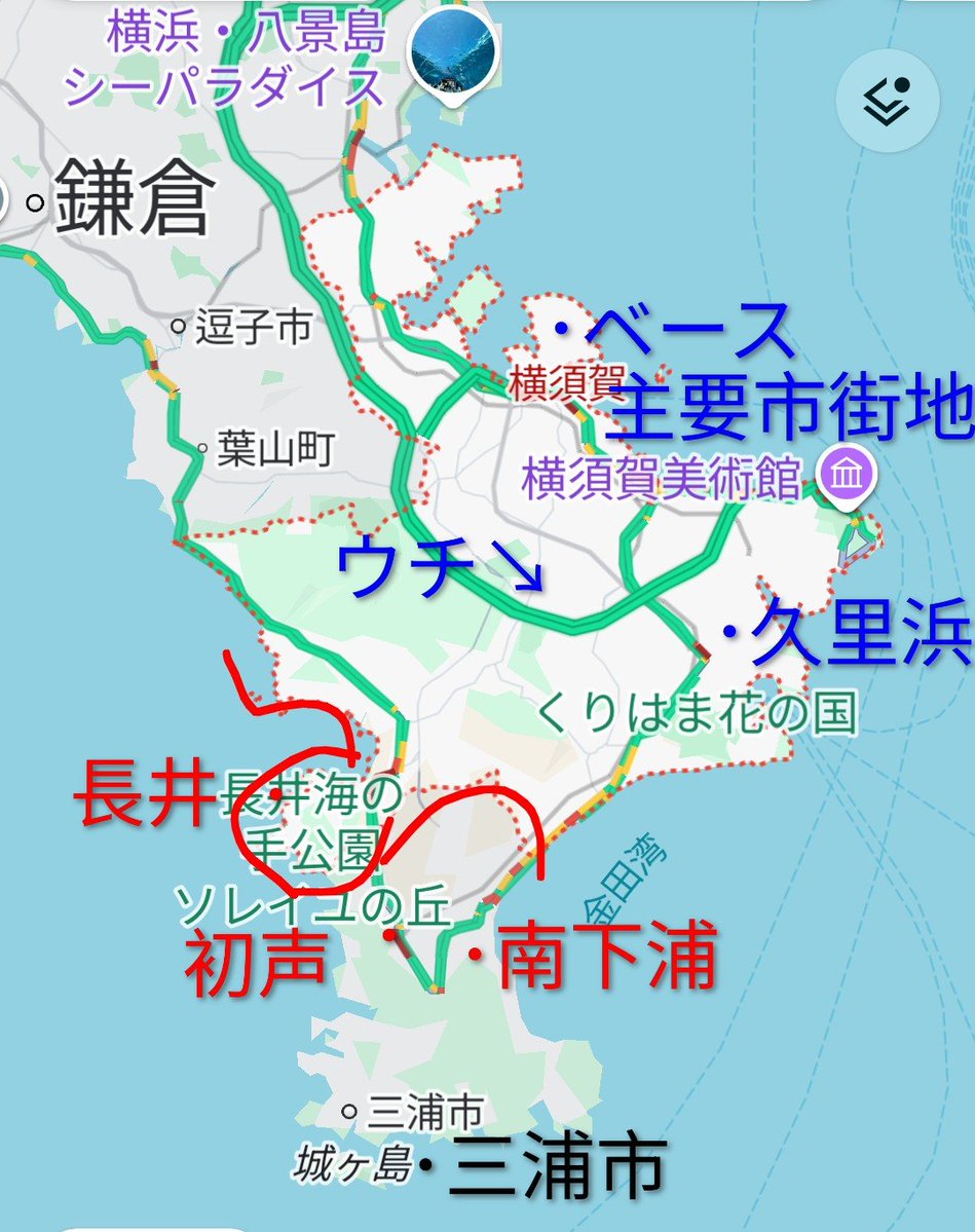 kongouin's tweet photo. 横須賀市、三浦市の土砂災害との報道で連絡をされる方が増えてるようなのでこれが立地です

南部災害現地は自衛隊も出動し復旧作業をしておりますので、不要な見学、観光は避けるようお願いします。

横須賀市街地、久里浜地区、衣笠地区に災害情報はありません

#横須賀市 #三浦市 #土砂災害 https://t.co/W5RRDSMfcm