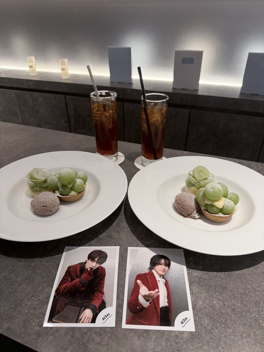 nya7s__'s tweet photo. ASHIYA CAFE 💚 https://t.co/W7qASJjwi5