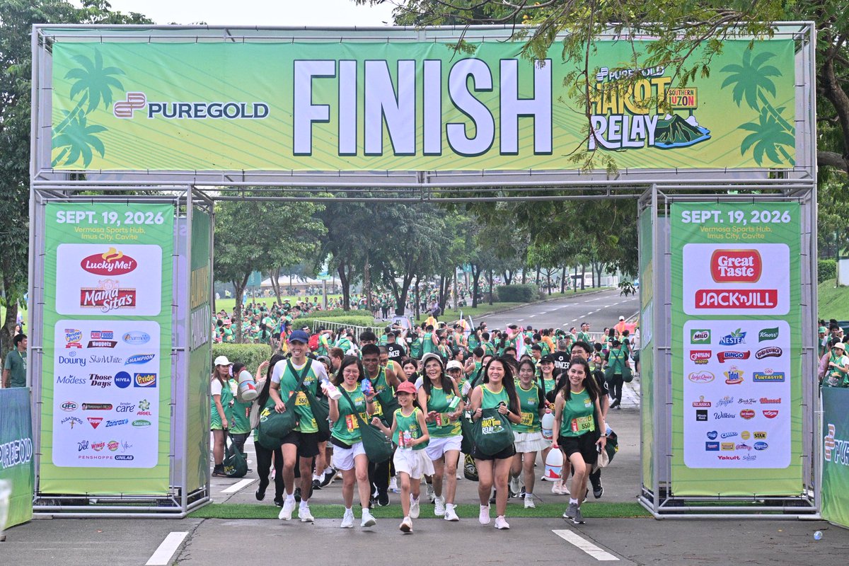 starmometer's tweet photo. Puregold Hakot Relay Takes Cavite by Storm: 4,000+ Runners, 8K Challenge, and More!

https://t.co/yRDThyilIW

#PuregoldHakotRelay @Puregold_PH https://t.co/jezHILCiJ3