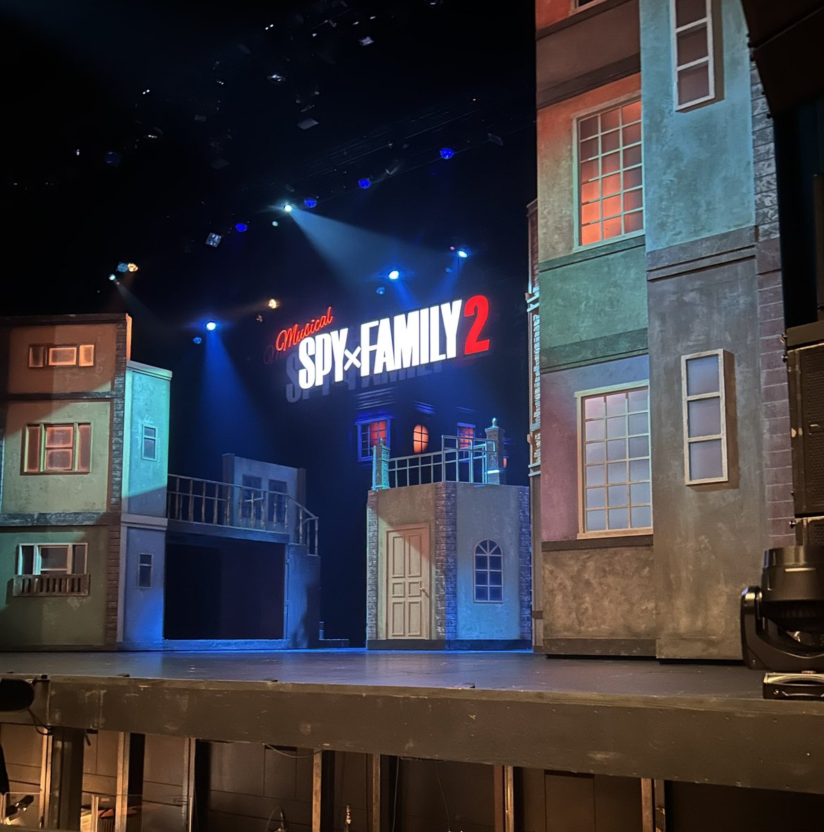 masaryyy's tweet photo. ミュージカル『SPY×FAMILY　２　爆弾犬篇＆豪華客船篇』マチネ観劇おしまい　主演親子3人初日と言う口開け初手
楽しかった https://t.co/22ouJ0kxmN