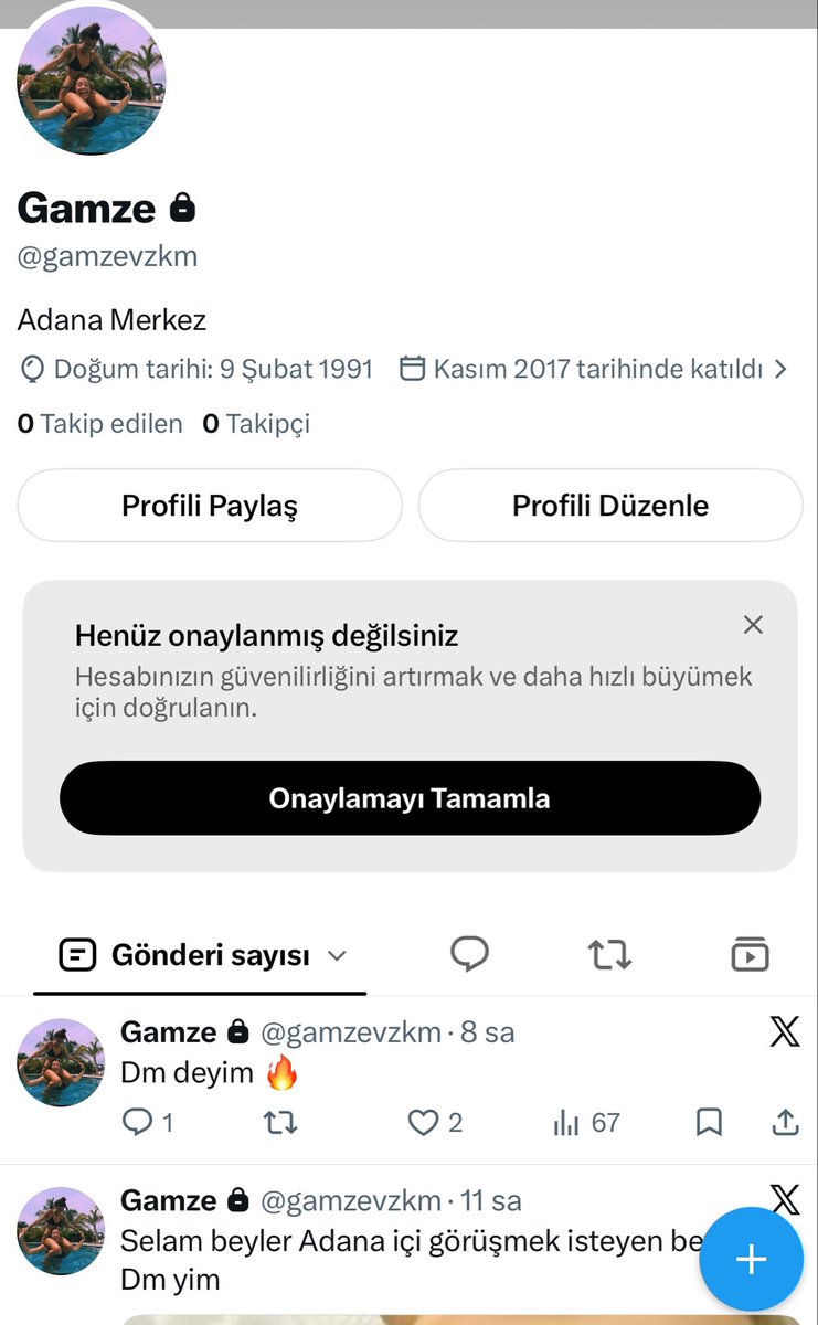 TekNaz021's tweet photo. Hesabım askıya alındı Görüşmek isteyen Dm bu hesaba yaza bilir https://t.co/bIt8yRMWNg