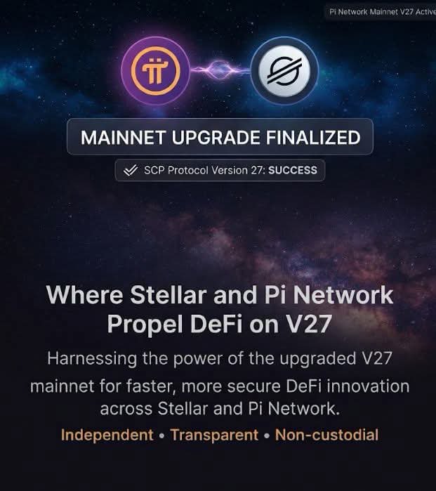 sundaypeter8110's tweet photo. The mainnet blockchain has been updated to SCP protocol version 27, awaiting updates. The upgrade is finalized.
Pi Network https://t.co/3QWrXSPpYt