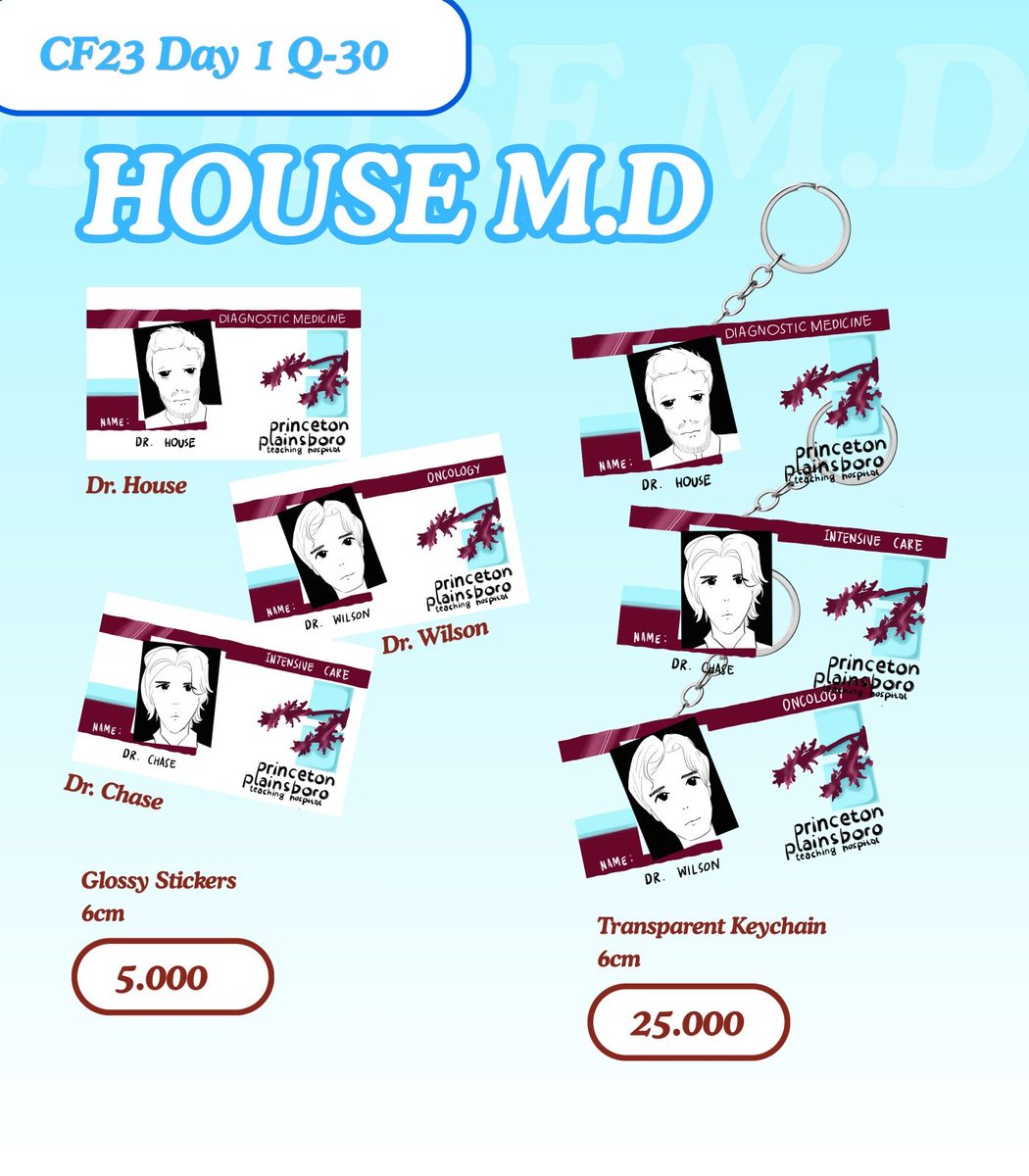 ryplyfast01's tweet photo. CF23 Pre Order!!

Fandom: Mafumafu, House M.D, Troublemaker
📅: 23 Sept - 10 Oct 2026
📍: Booth Q-30 Tukak Ikan (Day 1)

🔗 https://t.co/3siylX7Pf8

#cf23catalogue #comifuro23 #cfxxiii #drhouse #cf23 #mafumafu #troublemaker https://t.co/pbHE4C7O4g