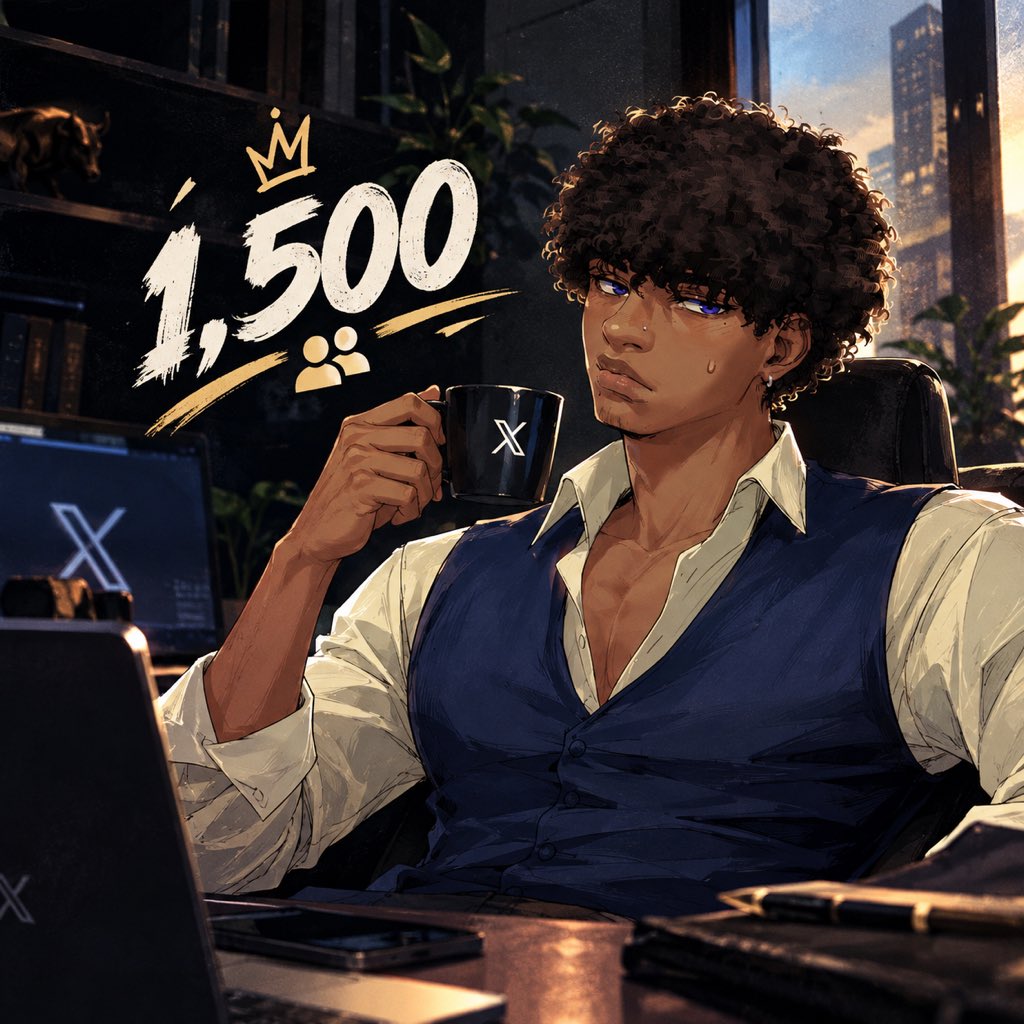 dNLt4z's tweet photo. 1,500 already. 💙

Started with a vision, kept showing up, and the community keeps growing.

Grateful for everyone who’s been rocking with me this far.
1,500 today. More to build tomorrow.

We’re just getting started. 🥂 https://t.co/ApNCJN16UT