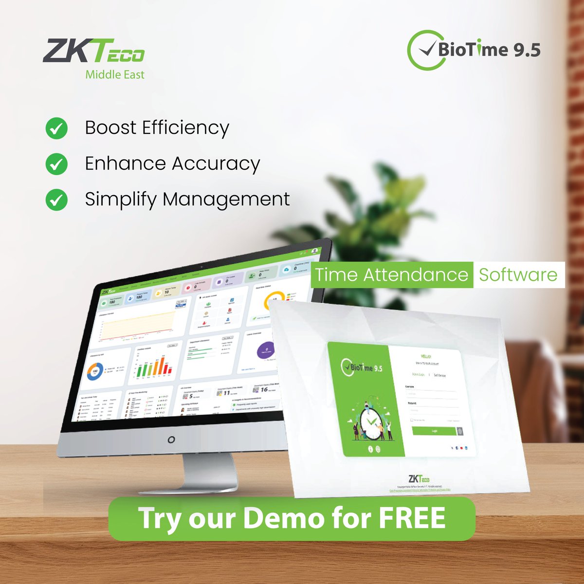 ZKTecoME's tweet photo. BioTime 9.5 an enterprise-grade time & attendance solution built for large, multi-site, and mobile workforces.
👉 Try our FREE demo today!
Visit us: https://t.co/kqu2hsu5Q3
#BioTime95 #ZKTeco #TimeAttendance #WorkforceManagement #HRTech https://t.co/icag2kjszz