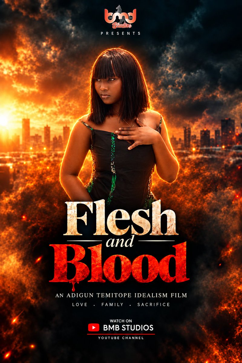 6isticPR's tweet photo. Meet one of the faces bringing FLESH AND BLOOD to life.

Premieres October 1st on Black Media Brands Studios (YouTube).

Starring: 
Yetunde Sani, 
Mayowa Afolabi, 
Alabi Boluwaji Victor,
Anuoluwapo Adeyemi,
Samuel Aina. 

#FleshAndBlood #BMBStudios #BlackMediaBrandsStudios https://t.co/dlkCBfiURh