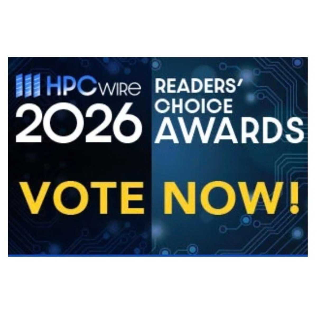BeeGFS's tweet photo. BeeOND Enterprise is nominated for a 2026 HPCwire Readers’ Choice Award - Best HPC/AI Storage Product or Technology.

BeeGFS has won this 6 times. Now it’s BeeOND’s turn. Your vote counts.

Vote here: https://t.co/CAJB0uIuIv https://t.co/TW79iU5juv
