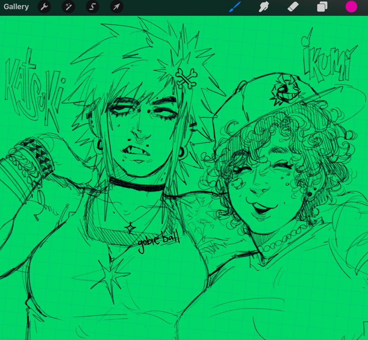 gobieball's tweet photo. emo bkdk yuri wip 🫯 https://t.co/w1zwWA7Swq