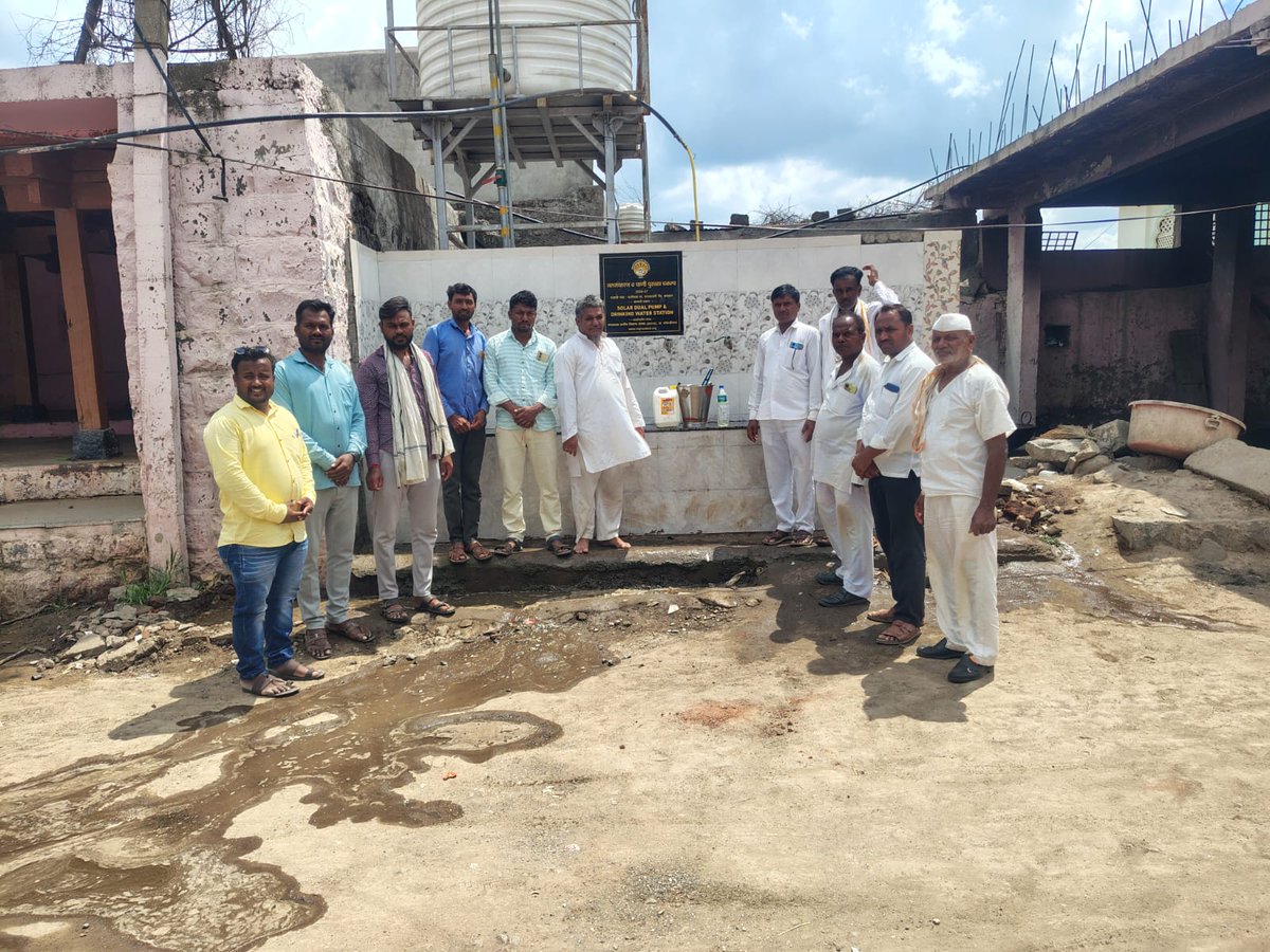 mgvsabad's tweet photo. 🌿 World Cleaning Day 2026 💧
MGVS conducted a water-system cleanliness drive in project villages—cleaning solar pumps at Masegaon & Devi Dehgaon and the ESR at Maherjawala.
Clean Systems • Safe Water • Healthy Villages 🌱
#MGVS #CleanWater #WaterSecurity #WASH https://t.co/3jDIjbXNI9