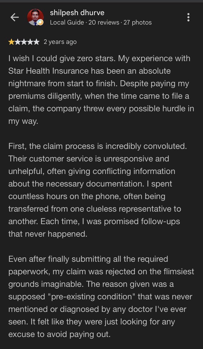 PinakUmateqcgg's tweet photo. @StarHealthIns @star_orm I have strong concerns related to malpractices being followed by Nagpur office Sales and Area managers. Attaching some people experiences in past as well of reviews @irdaindia https://t.co/lrjhEkNnTI