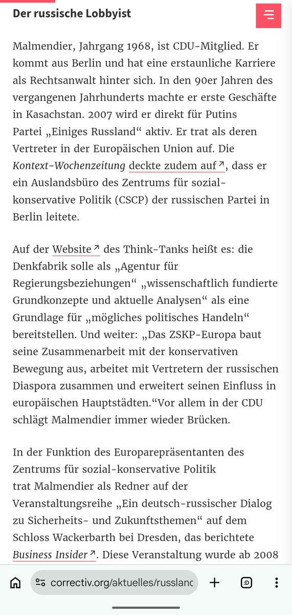 Andreas_Adam's tweet photo. "Bertrand Malmendier ist der deutsche Anwalt der Wahl, wenn es um 🇷🇺 Staatsinteressen geht. Viele Jahre hat er in der Politik lobbyiert und genetzwerkt. Heute trifft er sich mit Vertretern von Ministerien und dem Kanzleramt – und soll Nachrichten mit Putin austauschen."
#Fridman https://t.co/zQLdR8AgQJ