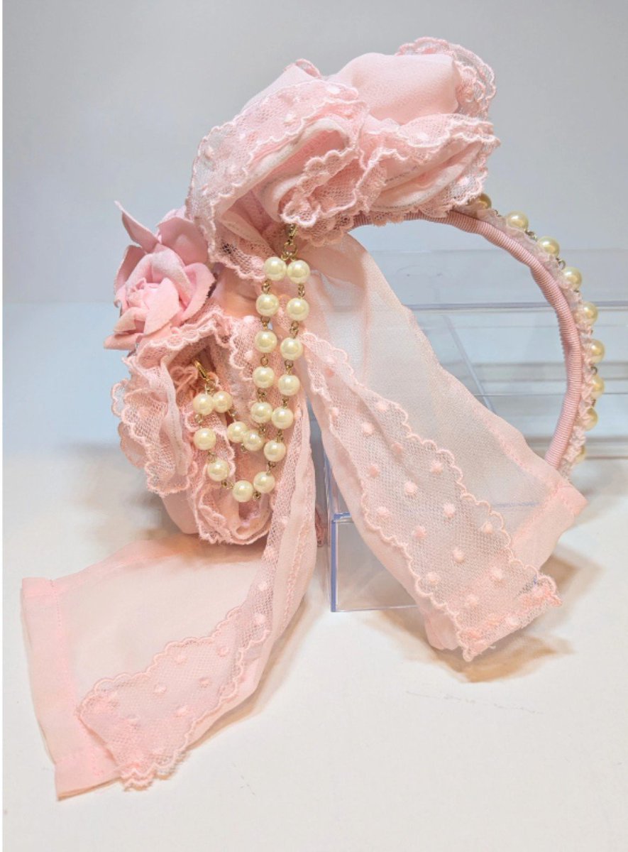 mdk_cos_fko's tweet photo. 🎀販売情報🎀

BABY, THE STARS SHINE BRIGHT 

薔薇コサージュシフォンパールリボンカチューシャ　ピンク

#BABYTHESTARSSHINEBRIGHT
#ロリィタ 

通販はこちら⤵️
https://t.co/FuZW6DONth https://t.co/VRuY4HnEpY
