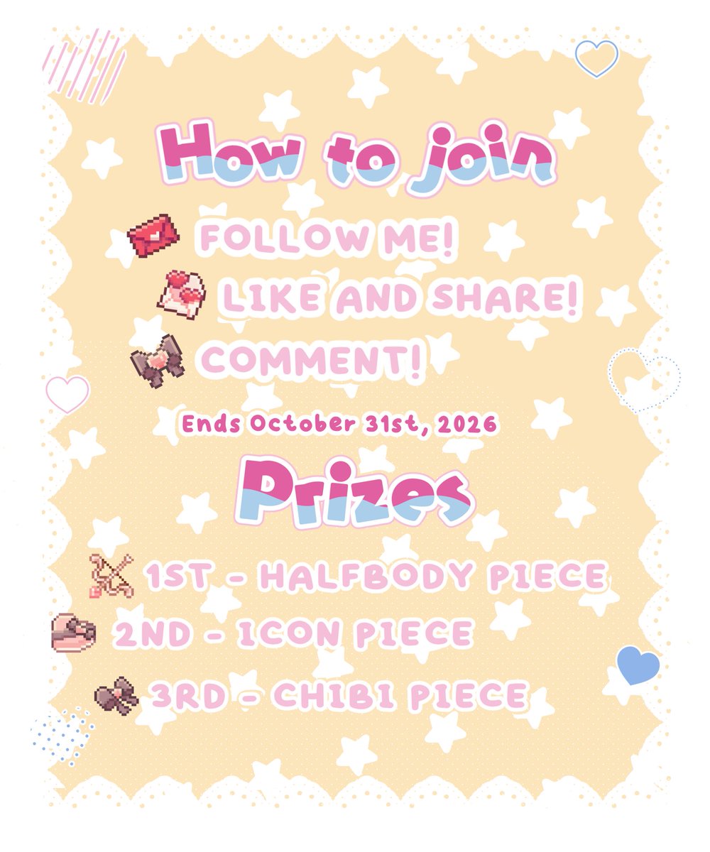 rw0kaa's tweet photo. ୨୧ ✦ ˚₊‧ ART RAFFLE ‧₊˚ ✦ ୨୧
 
Thank you so much for 2k on IG~ to celebrate here an art raffle with multiple winners!

✦ Deadline - October 31st, 2026
#Artraffle #raffle #vtuber #oc
₊˚⊹♡ MORE INFOS &amp; HEADS UP ♡⚡️ https://t.co/qEFQpQJO8W