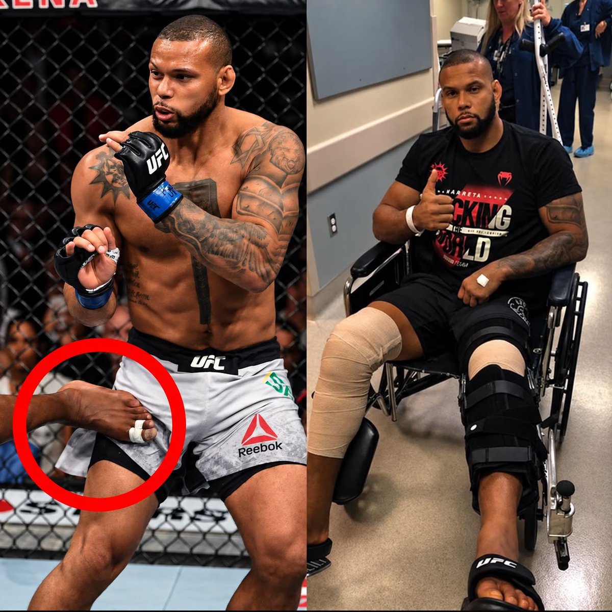 MMArena_'s tweet photo. 🚨🚨 LE CHEF DE LA COMMISSION ATHLÉTIQUE VEUT INTERDIRE LES « OBLIQUES KICKS » ET DANA WHITE EST D’ACCORD !!!

Cette technique était la spéciale de Jon Jones et est tellement dangereuse qu’elle peut causer la rupture de l’ensemble des ligaments du genou. https://t.co/a6Wi8KvO3x
