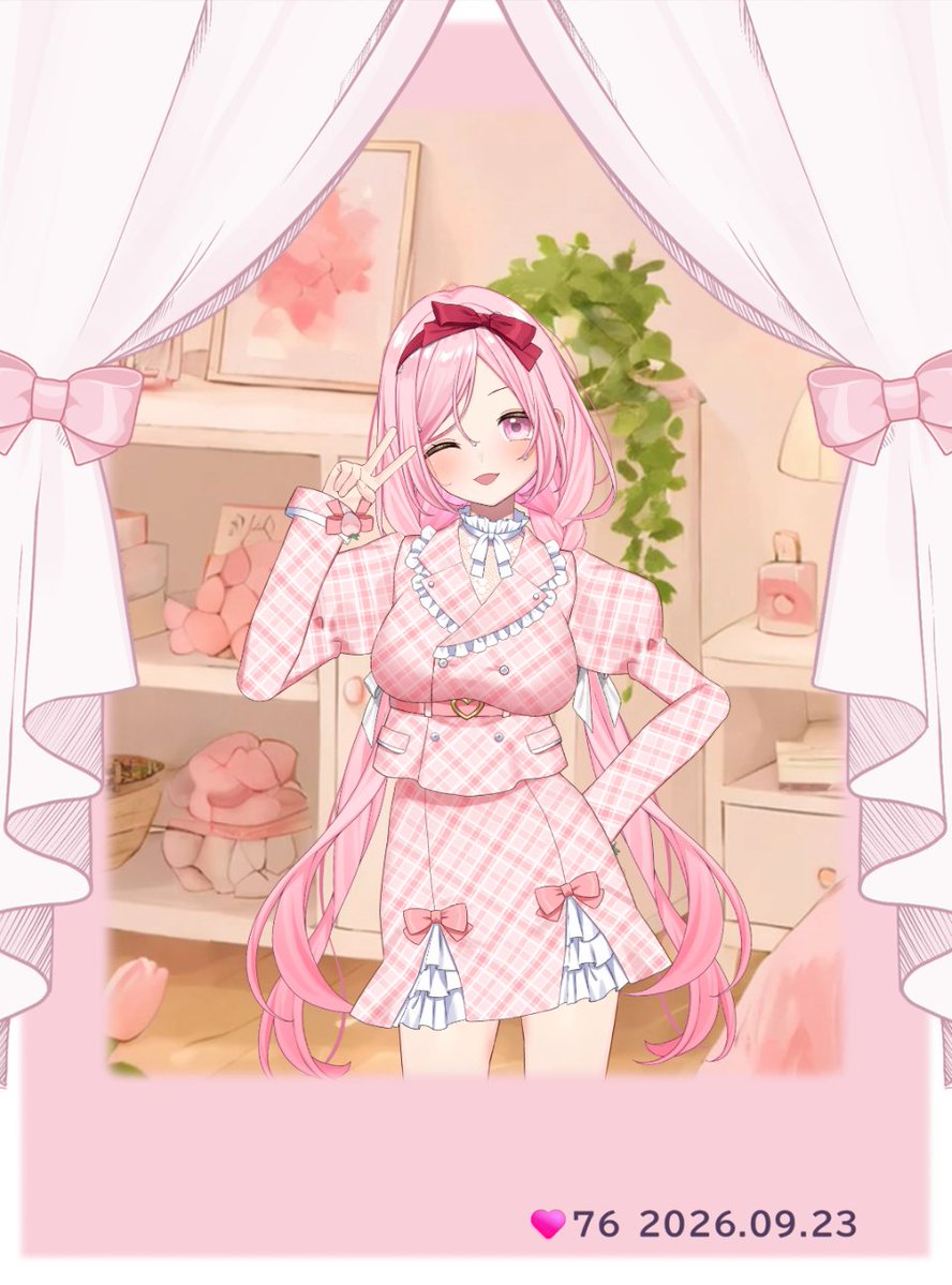 AmAne0AmAoto's tweet photo. こんにちは、ピンクコーデガチャお目当て引けませんでした
髪型や頭のアクセサリー入手できたので満足です✨

#うちのアイミー 
#アイミー推しと繋がりたい
#Pink_Aimy https://t.co/vImvk8ermz