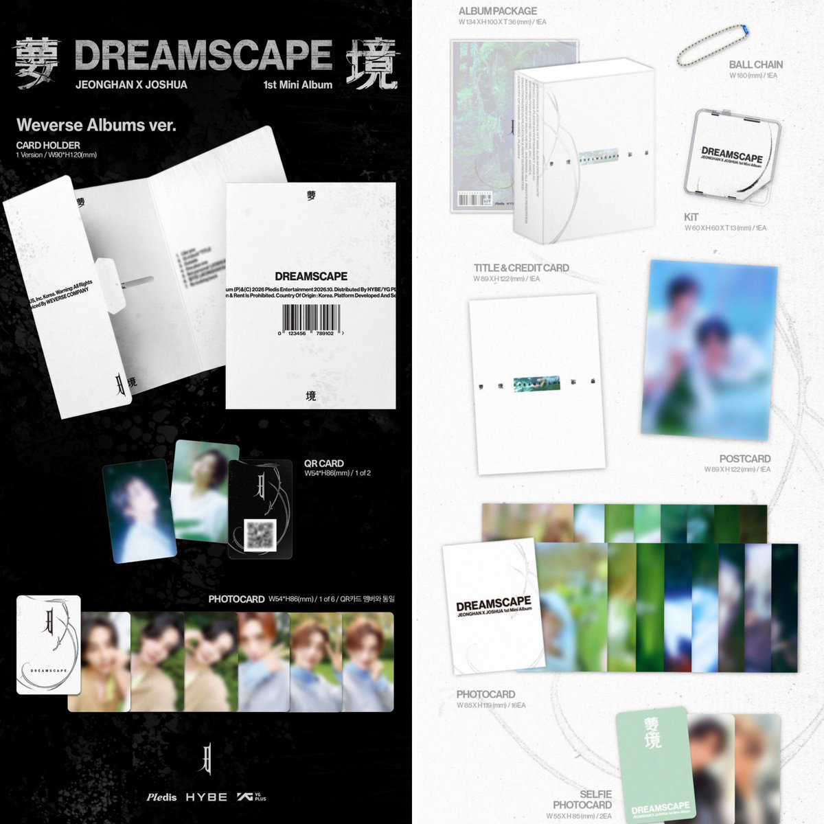sharing_jwon2's tweet photo. Preview album JxJ 1st Mini Album 'Dreamscape'

Standard ver (daydreamers/ dreamchasers)
Dream record ver
Weverse ver
Kit ver https://t.co/Y1iyhsgucm
