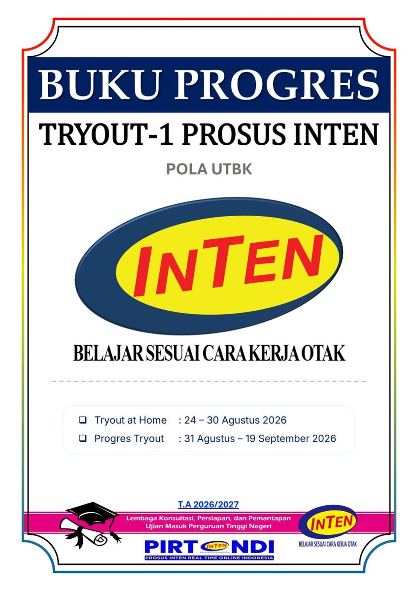tehtarikmikir's tweet photo. 📓₊˚┊𝐏𝐄𝐌𝐁𝐀𝐇𝐀𝐒𝐀𝐍 𝐏𝐑𝐎𝐒𝐔𝐒 𝐈𝐍𝐓𝐄𝐍  𝐔𝐓𝐁𝐊 𝟐𝟎𝟐𝟔/𝟐𝟎𝟐𝟕  ₊ ⌇📂
𝑆𝑜𝑢𝑟𝑐𝑒 : 𝐽𝑢𝑠𝑡𝑖𝑛 𝐿𝑒𝑜𝑛𝑎𝑟𝑑𝑜 | 𝑆𝑢𝑝𝑟𝑎𝑦𝑜-𝐾𝑛𝑜𝑤𝐶 𝑜𝑛 𝑦𝑡 https://t.co/wbJKhCtmhW