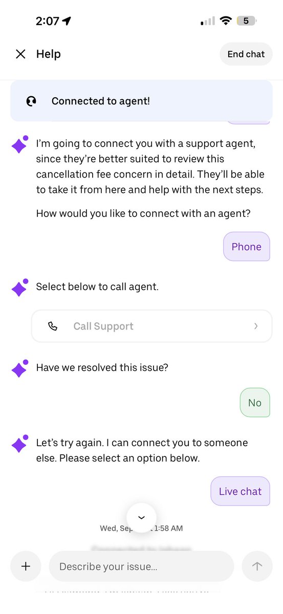 Diamond_ChaseMi's tweet photo. I think we should boycott @UberEats because they literally scammed me TWICE today and refuse to refund me https://t.co/SF51Tj26rc
