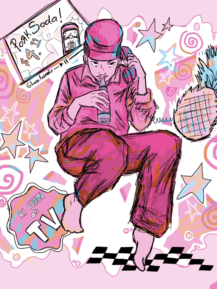 TaidaOri's tweet photo. #PorkSoda #GlassAnimals https://t.co/gKxM2QPS4s