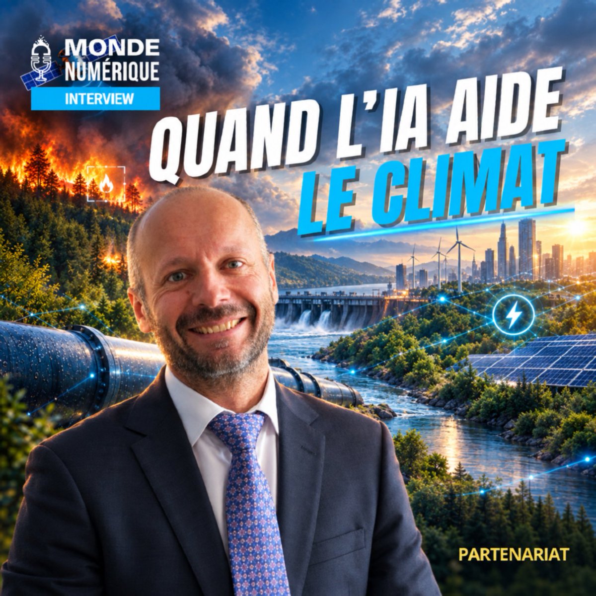 JeromeColombain's tweet photo. 🌍🔥 Quand la tech s’attaque au climat !
Patrice Duboé présente les solutions qui permettent aux entreprises de mieux anticiper les incendies, gérer l’eau et optimiser leur consommation énergétique.
🎧👉 https://t.co/LxndS7SBsD https://t.co/Sos3TNkhNO