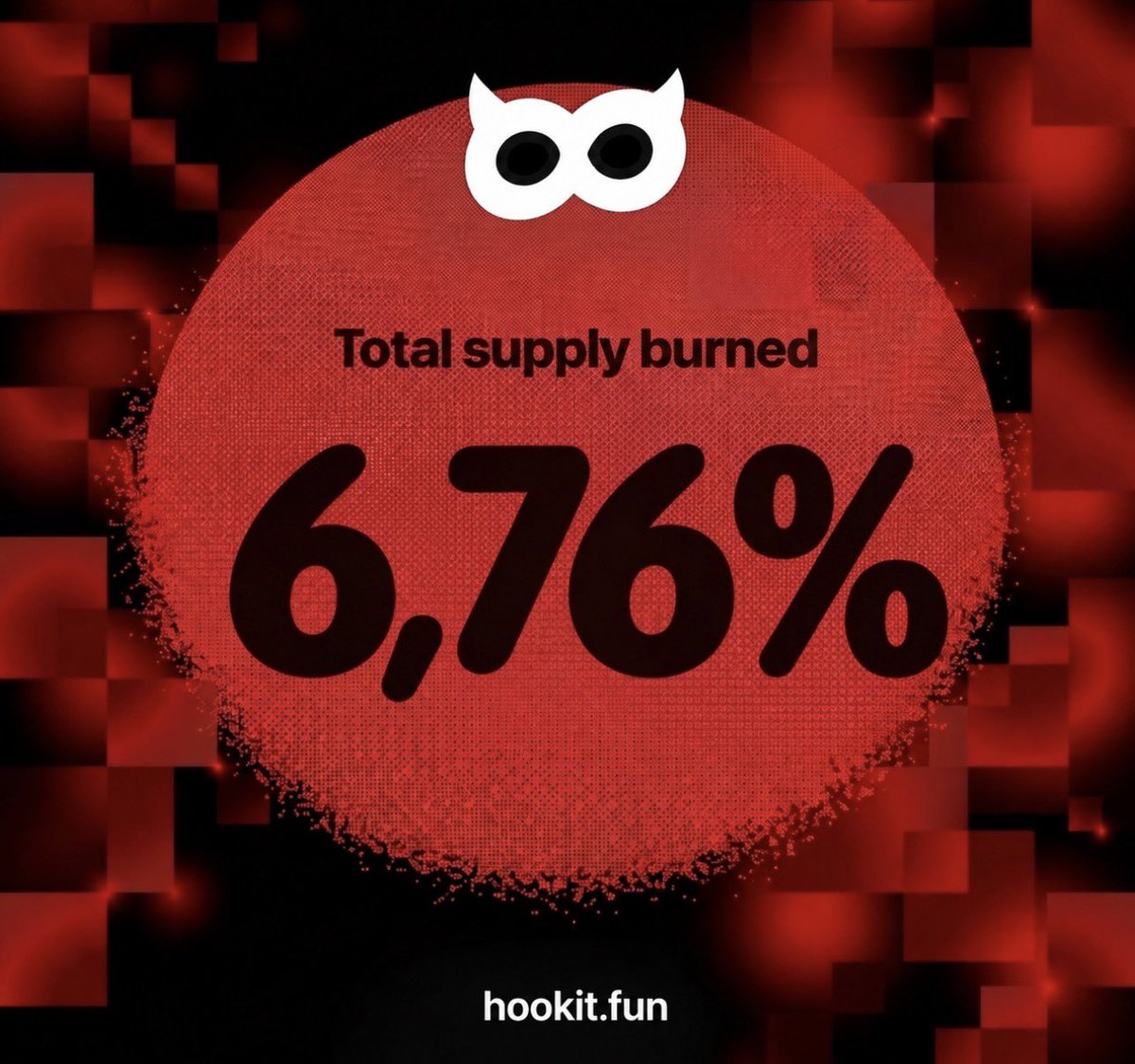 hookitfun's tweet photo. In 2 days over 6,76% of the HOOKIT supply has been burned. 

67.6M $HKT burned, valued at over $57k right now. 

80% of protocol revenue is used to buy back and burn.

We are also using our master hooks modules auto-burn and deepn-LPs to reduce the supply. https://t.co/r4jBsfYRTj