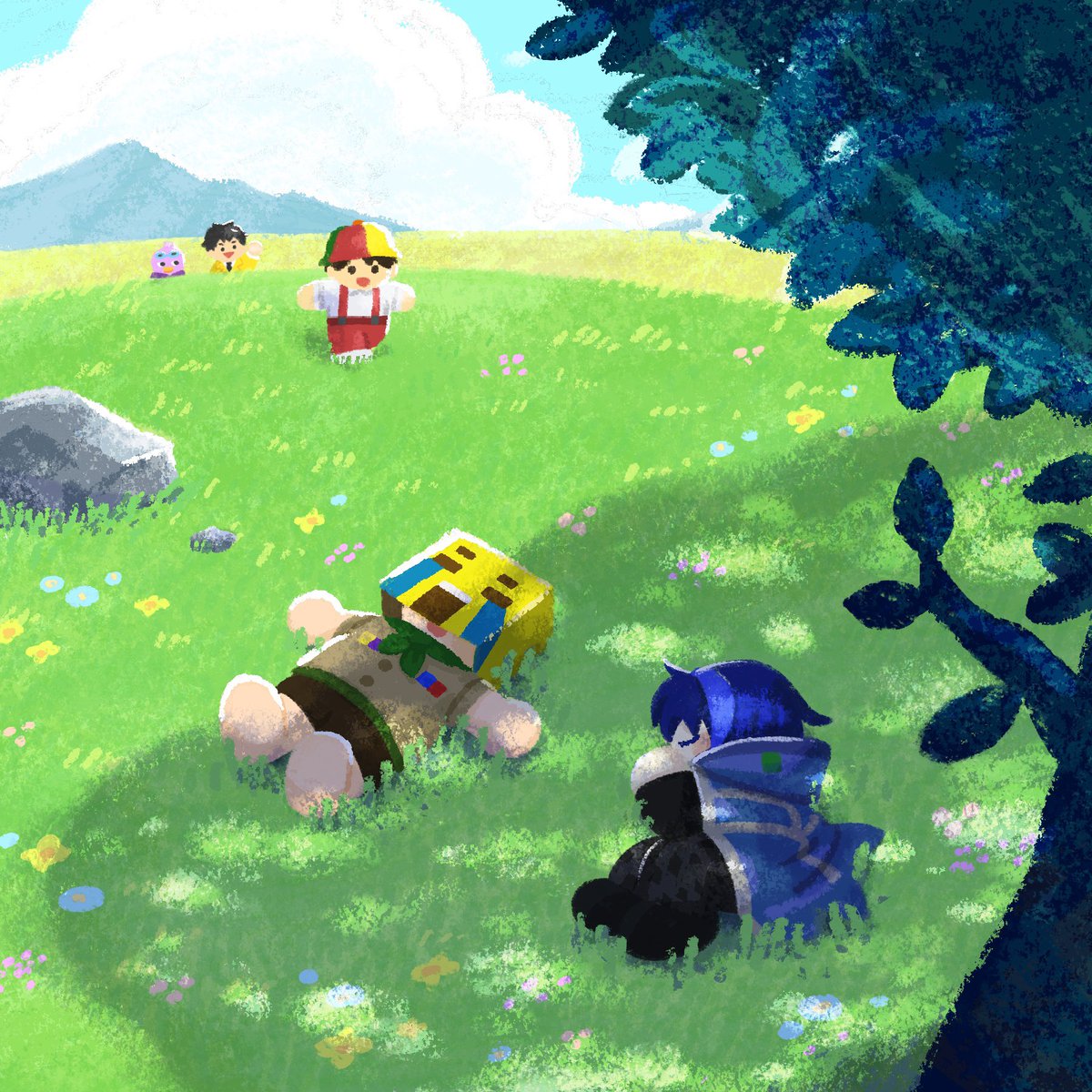 muminmumin36's tweet photo. #なんの脈絡もなく絵の振り幅を再掲して温度差で最近フォローしてくれたフォロワーを怖がらせましょう
絵柄の実験しながら楽しくマイペースにFA描いています🌷 https://t.co/etcd6Fn1vQ