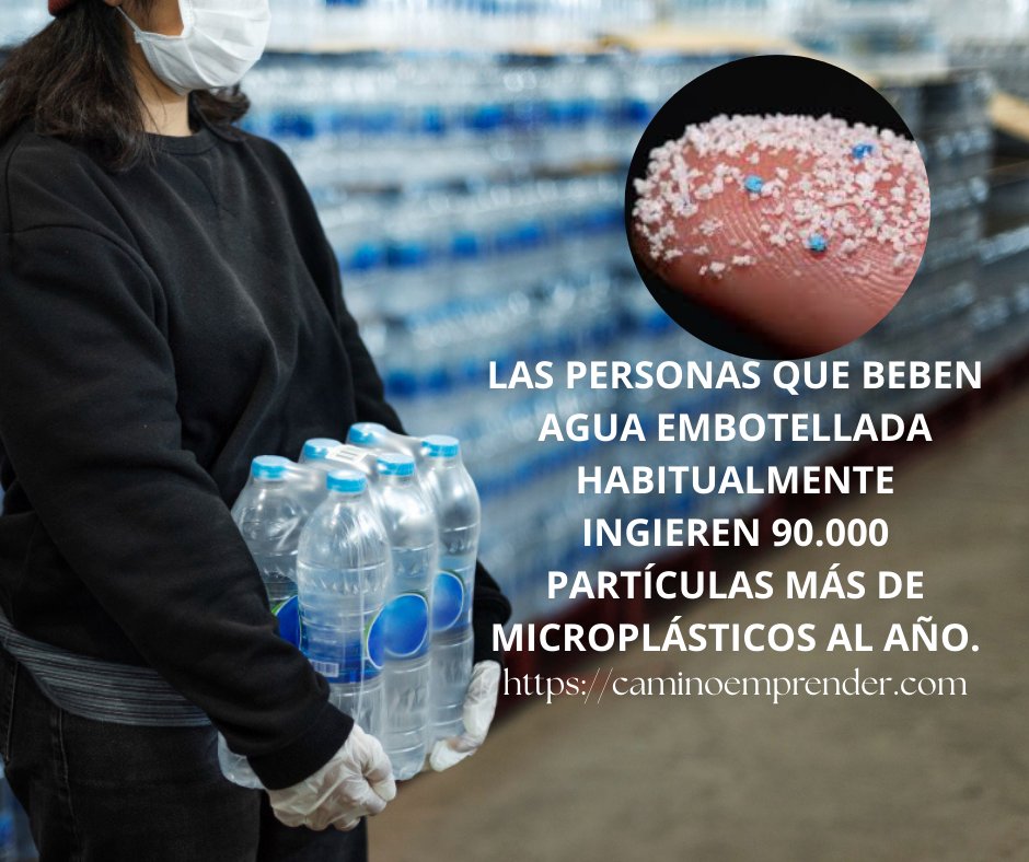 JAguirregabiria's tweet photo. LAS PERSONAS QUE BEBEN AGUA EMBOTELLADA A DIARIO INGIEREN 90.000 PARTICULAS MÁS DE MICROPLÁSTICOS AL AÑO
¿Sabes que...? LA SOLUCIÓN👉 https://t.co/lvXBOPxZLi
#microplásticos #afectatusalud #ACUMULAN #alteraciónhormonal
@JAguirregabiria https://t.co/OyVYjFMjof