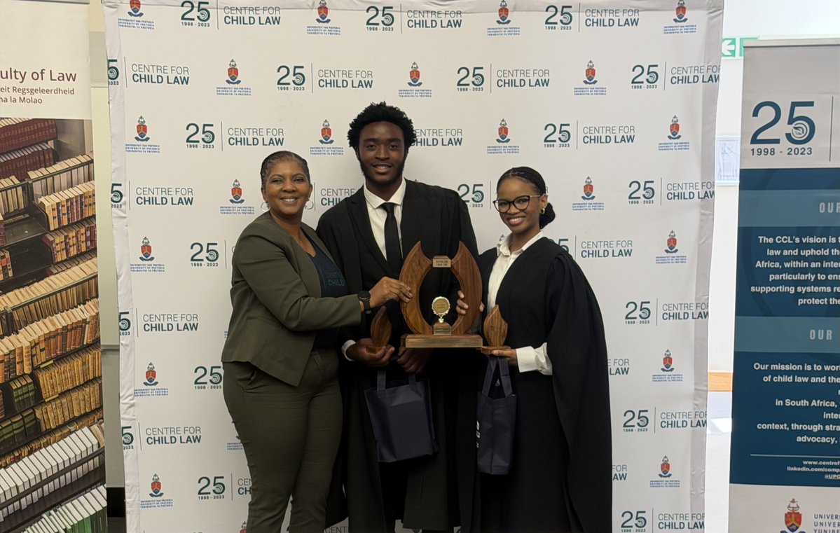 UPChildLaw's tweet photo. [RECAP]
Congratulations to the University of the Western Cape on an outstanding victory as the winners of the 15th Annual Child Law Moot Court Competition 2026! 🏆

Congratulations also to the University of Johannesburg (2nd) 🥈 and the University of the Witwatersrand (3rd) 🥉. https://t.co/kgrf7IfPVZ