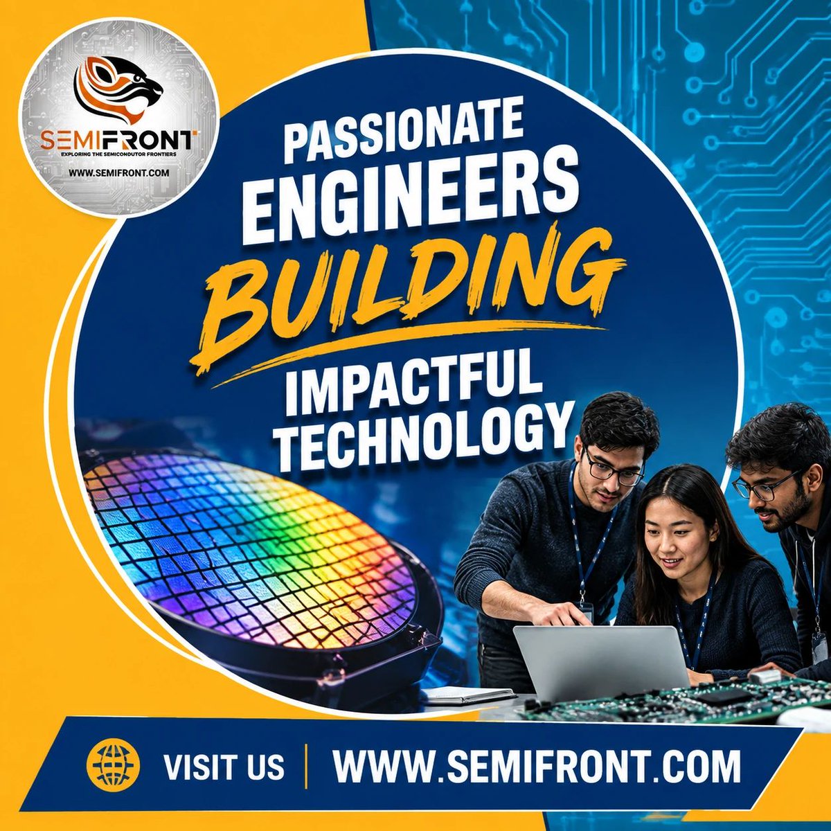 SemifrontTech's tweet photo. Passionate engineers building impactful technology. 🚀 At Semifront, we turn hard semiconductor problems into real-world impact.

Apply -> https://t.co/gqGZFLXRST

#Semiconductors #VLSI #ChipDesign #Hiring #Semifront https://t.co/Hq0Vb9TOpN
