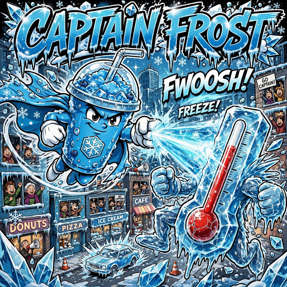 StikiWorld's tweet photo. @SQUI00Y @SlusheCoin 🦸 CAPTAIN FROST reporting for duty! ❄️
Heat-wave villains don't stand a chance.
@slushecoin #SLUSHE https://t.co/36NxGx8RLB