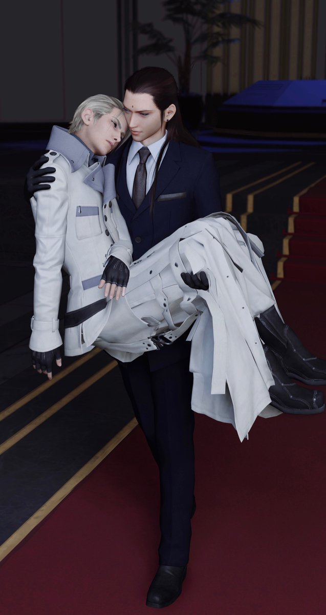 SylveonShin's tweet photo. FF7 Rufus And Tseng https://t.co/YWOTvHCDJJ