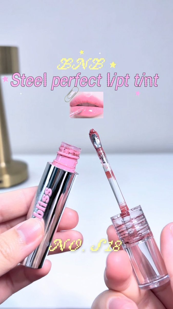 PrapatsonK's tweet photo. 🗯️ลิปที่กลับมาแมสอีกครั้ง
barenbliss Steel Perfect Lip Tint 💄💕

ฟีลปากชมพูใส ๆ ดูสุขภาพดีเนื้อดูเงา ๆ ทำให้ริมฝีปากดูอิ่มขึ้นแบบไม่ต้องแต่งเยอะ
https://t.co/1rKfMhfqV0
#ShopeeAffiliate https://t.co/hfKUWYGDfq