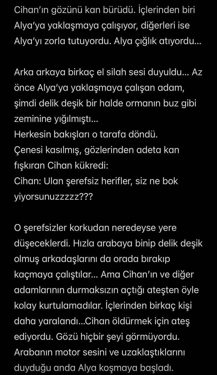 dialoguearchive's tweet photo. @cihalfanfic ❤️‍🔥Cihal fanfic❤️‍🔥 : Git(me)
Bolüm 3- part 3 

..Alya başını Cihan’ın boynuna gömdü ve hıçkıra hıçkıra ağlamaya başladı.
Cihan, delice âşık olduğu ve şimdi kollarının arasında titreyen kadının mis kokulu saçlarını okşadı, kokladı, öptü…  sanki onların içine gömülmek istiyordu… https://t.co/ON2FWd0rP8