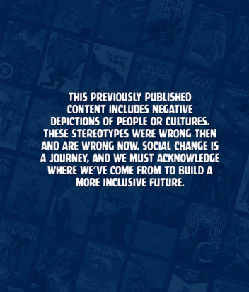 autigable's tweet photo. Reading early X-Men and hit #57, complete with a corporate apology label because Cyclops says "camel jockeys." Not a fan of corporations slapping apologies on someone's art. Let art be a time capsule. That warning just shows me Marvel is one step away from hiding it altogether. https://t.co/1ZU4UKu5DQ