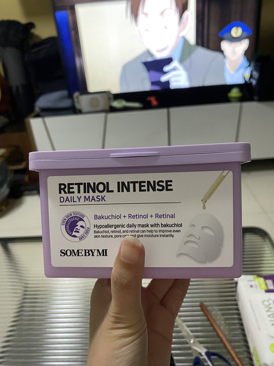 mydiary_else's tweet photo. @pccream__pp มาสก์เรตินอลของ some by mi เลยค่ะ ใช้ดีจริงๆ ใช้ต่อเนื่องแล้วรูขุมขนเล็กลง หน้าเนียนกระจ่างใส ผิว glass skin มากค่ะ

https://t.co/Jv0BSTwi2Y https://t.co/WxMKrTbLRt
