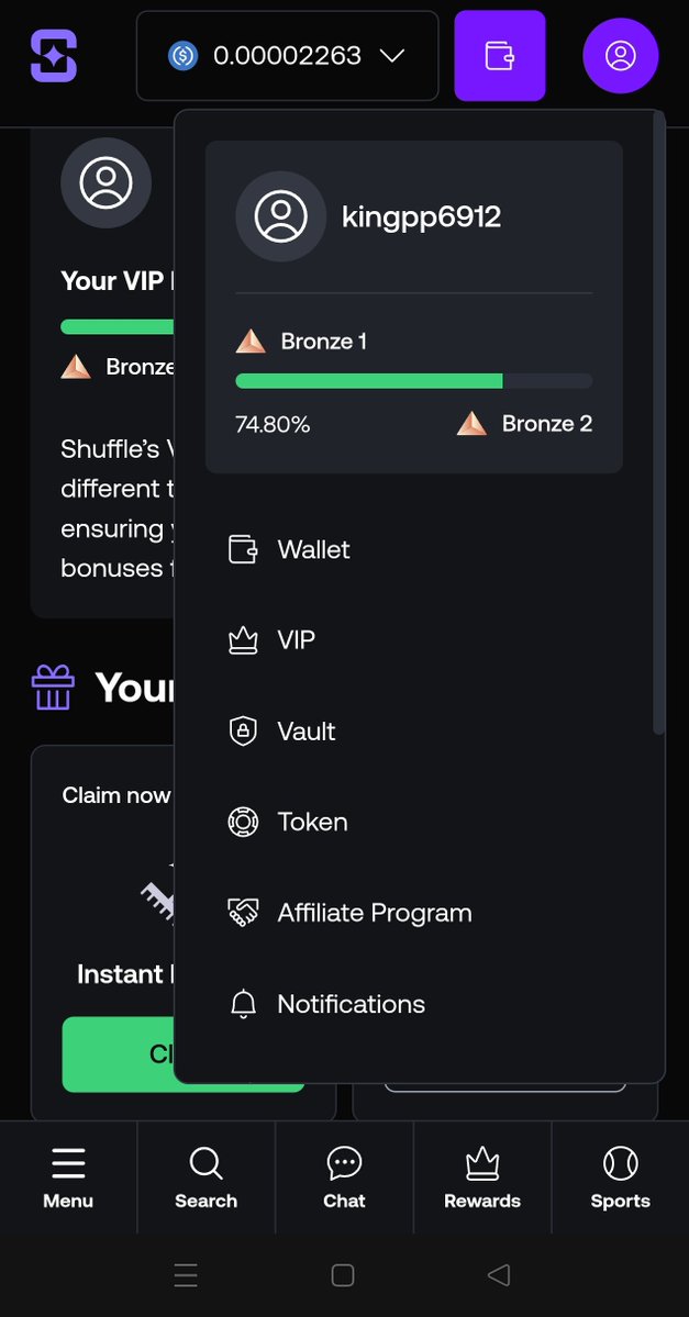 Toji993's tweet photo. @pp_privatejet_2 Just reached bronze under your code PP 😎😎 BLESS ME GOAT 🐐🐐 

shuffle-kingpp6912 #PPXSHUFFLE https://t.co/PmutlfTOcD