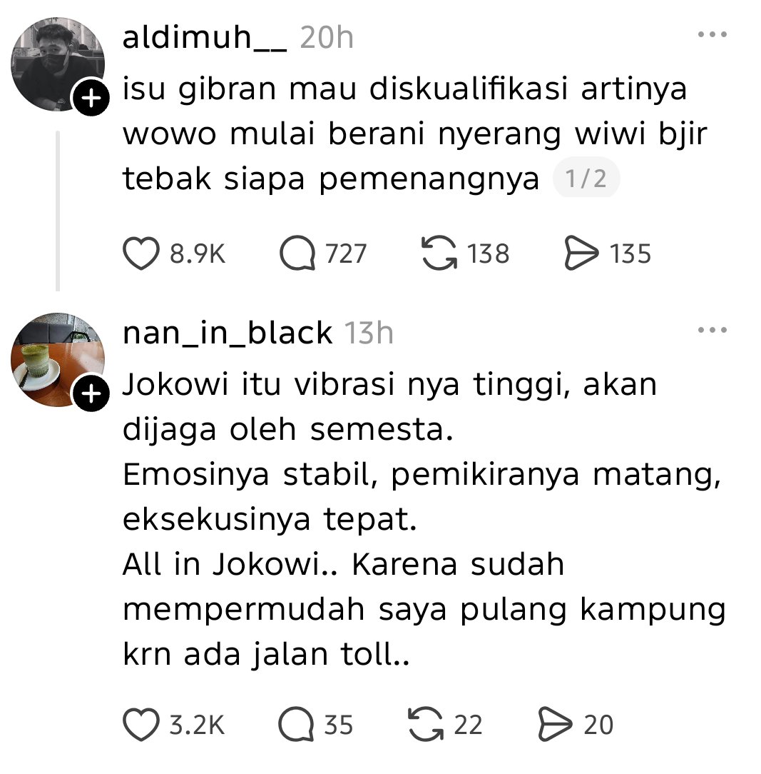 txtdarigenz97's tweet photo. Gw sebenarnya gk suka sama jokowi, tapi... 

Gw juga gk bisa bohong kalau dijaman dia, pembangunan jalan tol sangat bagus. Kita bahkan bisa nikmatin manfaatnya sampai bertahun-tahun kedepannya

Di sisi lain, program prioritas wowo “THE MBG”

bukannya bermanfaat bagi masyarakat, malah nyusahin karna
• buat anak keracunan
• naikin harga bahan makanan